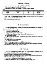 Tổng hợp kiến thức môn Tiếng Việt Lớp 5